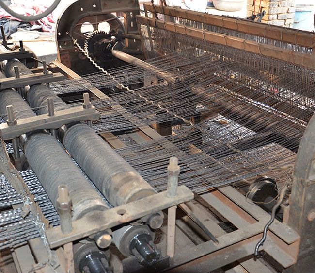 Wire On Machine