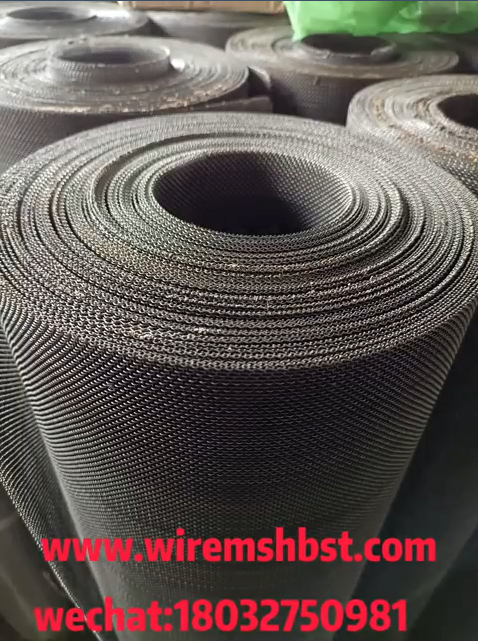 Features of Black Wire Cloth and Its Usage